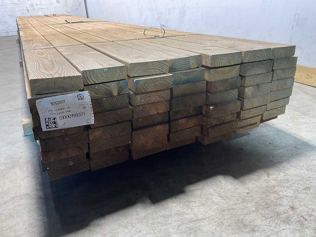 Douglas gording geschaafd 600x14,5x4,5 cm (16x) - afbeelding 3 van  6