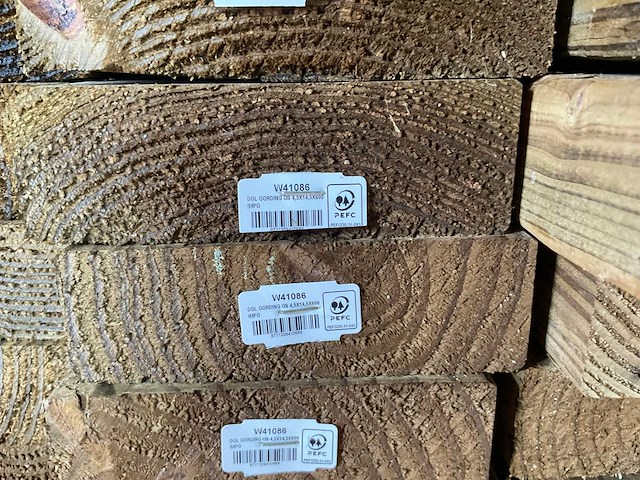 Douglas gording geschaafd 600x14,5x4,5 cm (25x) - afbeelding 7 van  8