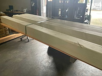 Douglas grijs gespoten tuinpaal 215x12x12 cm (4x) - afbeelding 5 van  10