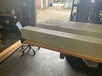 Douglas grijs gespoten tuinpaal 215x12x12 cm (4x) - afbeelding 7 van  10