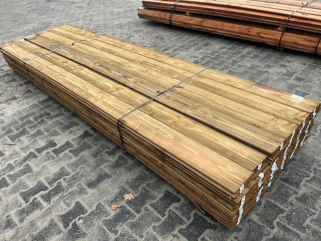 Douglas halfhouts rabat 1.8x19.5x400 cm (100x) - afbeelding 3 van  6