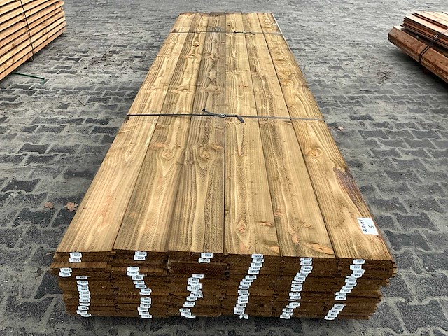 Douglas halfhouts rabat 1.8x19.5x400 cm (100x) - afbeelding 4 van  6