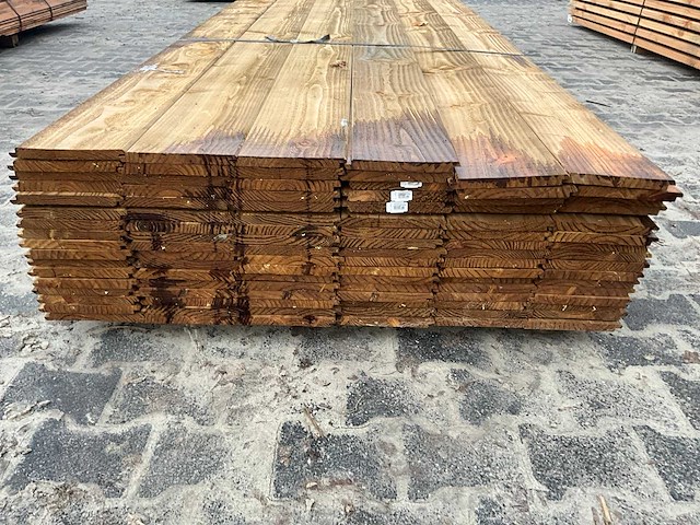 Douglas halfhouts rabat 1.8x19.5x400 cm (100x) - afbeelding 6 van  6