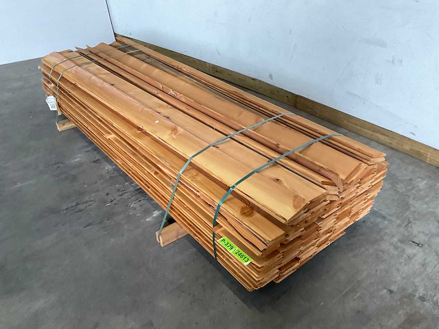 Douglas halfhouts rabat fijnbezaagd 300x14x1,8 cm (75x) - afbeelding 1 van  9