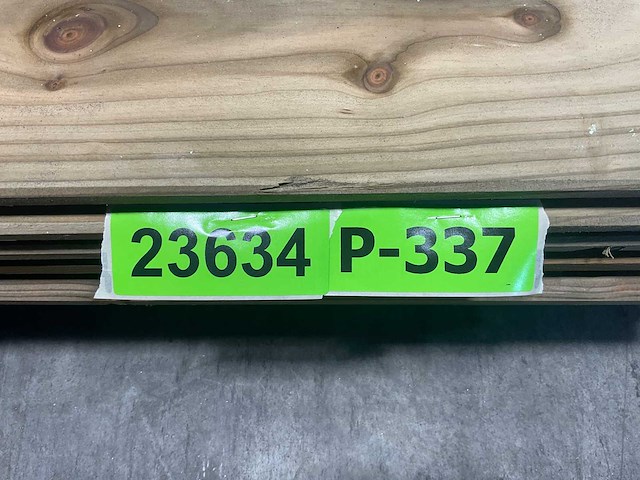 Douglas halfhouts rabat geschaafd 300x15x1,8 cm (38x) - afbeelding 7 van  7