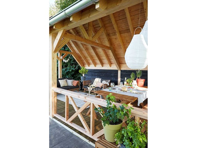 Douglas hekwerk met kruis - 178x73 cm (2x) - afbeelding 2 van  3