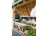 Douglas hekwerk met kruis - 178x73 cm (2x) - afbeelding 1 van  2