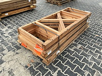 Douglas hekwerk met kruis 178.5x73 cm (5x) - afbeelding 2 van  5