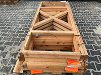 Douglas hekwerk met kruis 178.5x73 cm (5x) - afbeelding 4 van  5