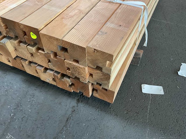 Douglas hoekpaal 95x95x3000 mm (27x) - afbeelding 4 van  5