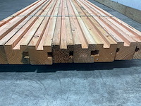 Douglas hoekpaal met sponning 300x9,5x9,5 cm (9x) - afbeelding 6 van  9