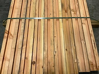 Douglas hoekpaal met sponning 300x9,5x9,5 cm (9x) - afbeelding 3 van  9