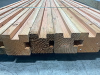 Douglas hoekpaal met sponning 300x9,5x9,5 cm (9x) - afbeelding 8 van  9