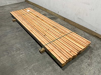 Douglas hoekpaal met sponning 300x9,5x9,5 cm (9x) - afbeelding 1 van  9