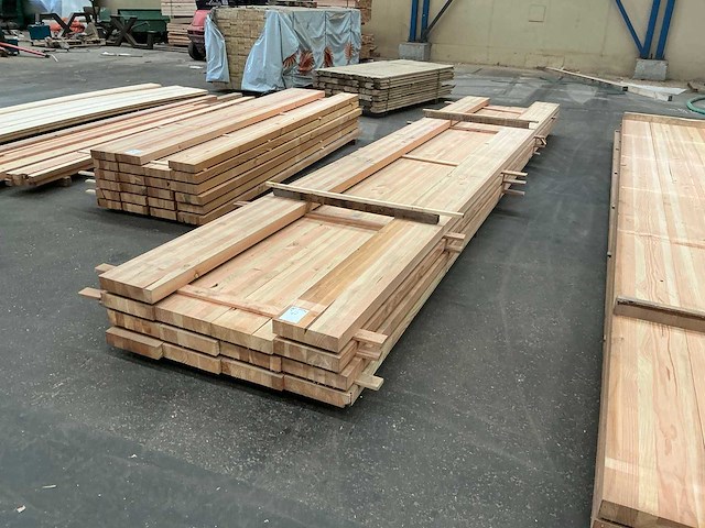 Douglas hout gelamineerde balk 270x60mm (14x) - afbeelding 1 van  4