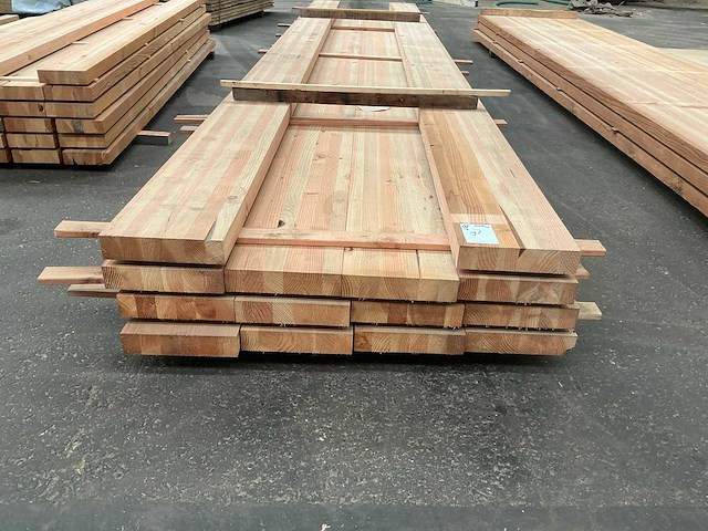 Douglas hout gelamineerde balk 270x60mm (14x) - afbeelding 4 van  4