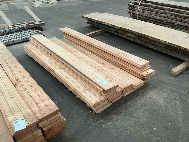 Douglas hout zweeds rabat 190x25 (35x) - afbeelding 3 van  4
