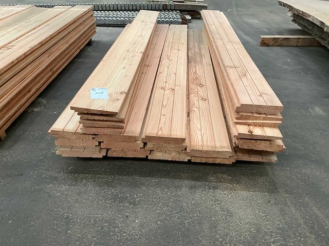 Douglas hout zweeds rabat 190x25 (35x) - afbeelding 1 van  4