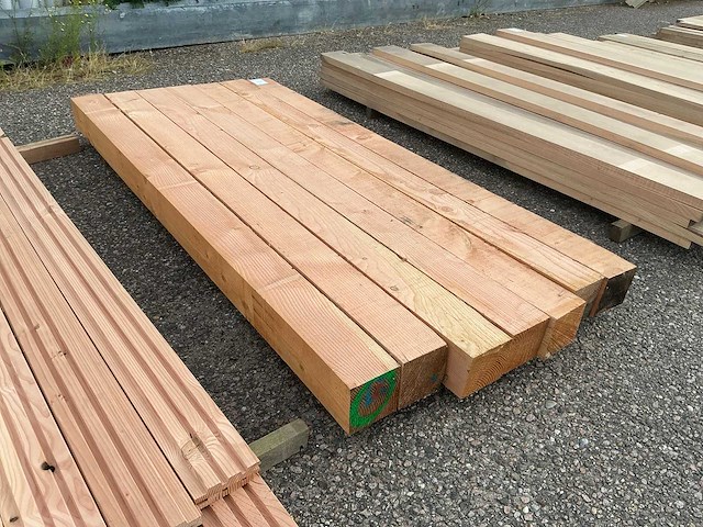 Douglas houten balken 150x150mm (7x) - afbeelding 2 van  4