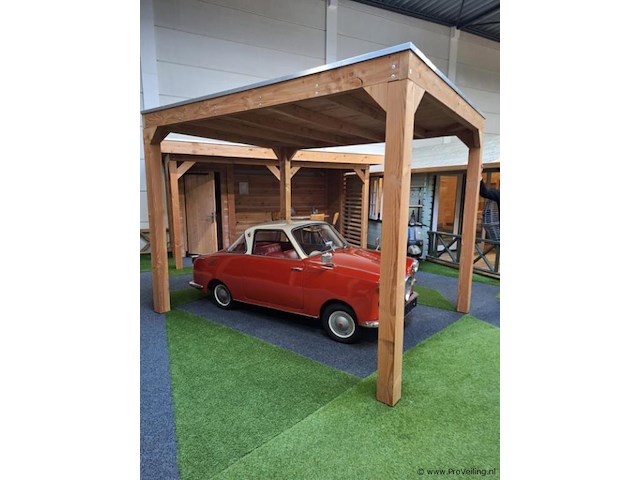 Douglas houten carport - 300x250x300cm - afbeelding 1 van  3