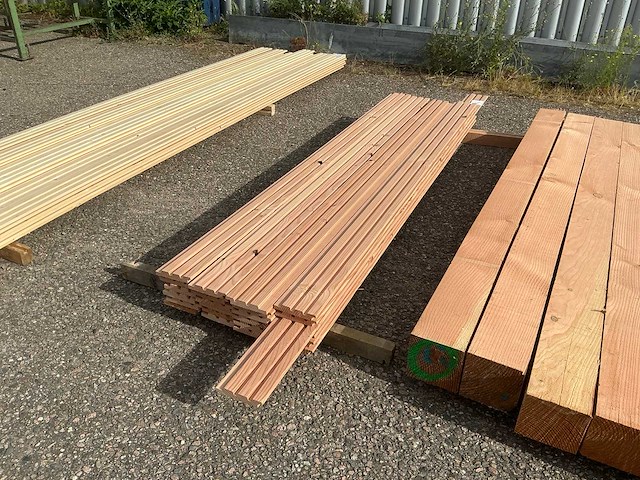 Douglas houten planken 140x30mm (24x) - afbeelding 4 van  6