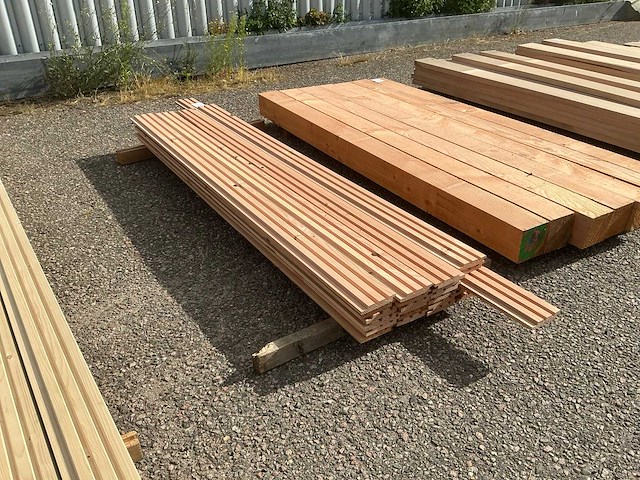 Douglas houten planken 140x30mm (24x) - afbeelding 5 van  6