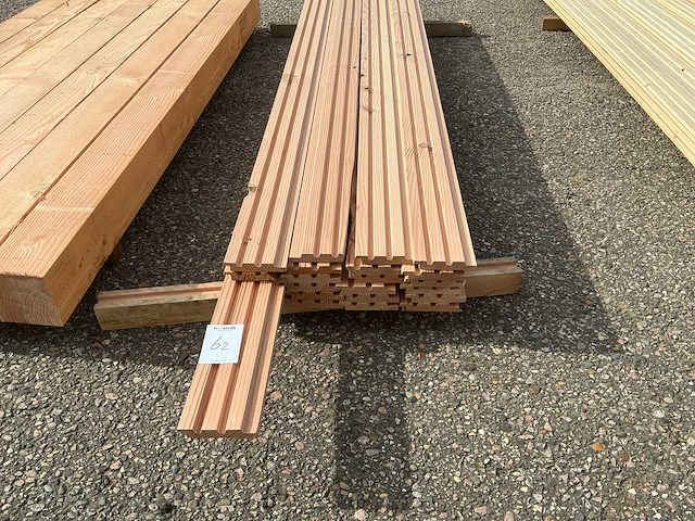 Douglas houten planken 140x30mm (24x) - afbeelding 3 van  6