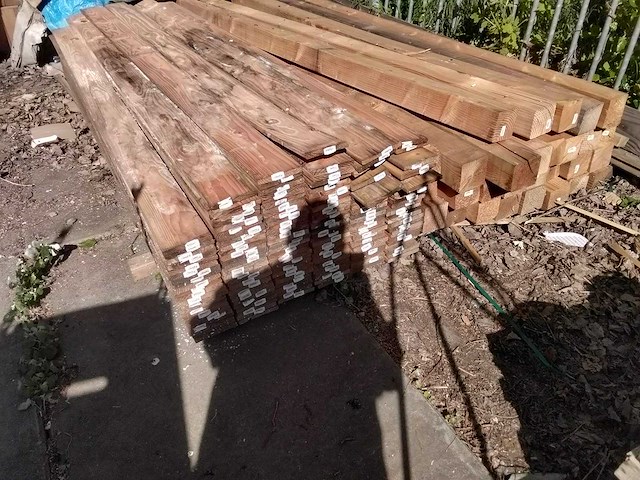 Douglas houten planken (150x) - afbeelding 1 van  5