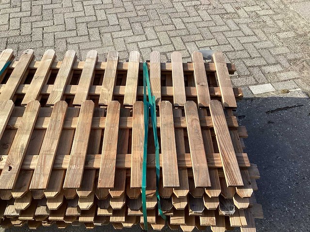 Douglas houten tuinomheining (20x) - afbeelding 3 van  4