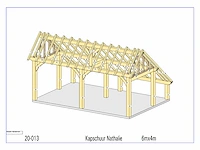 Douglas kap-schuur/poolhouse 4x6 - afbeelding 11 van  18