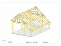 Douglas kap-schuur/poolhouse 4x6 - afbeelding 13 van  18