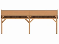 Douglas kapschuur 430x750x320 cm - afbeelding 3 van  4