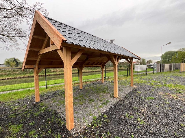 Douglas kapschuur met dakpanplaat 1550x460x325 cm - afbeelding 10 van  13