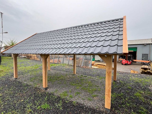 Douglas kapschuur met dakpanplaat 669x460x325 cm - afbeelding 16 van  19