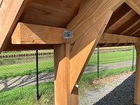 Douglas kapschuur met dakpanplaat 669x460x325 cm - afbeelding 2 van  12