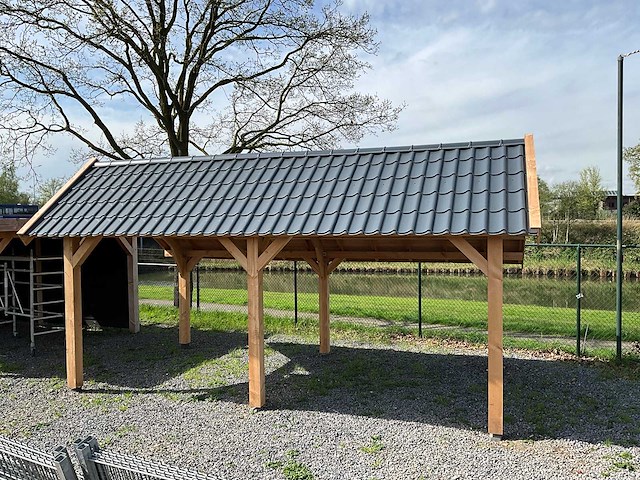 Douglas kapschuur met dakpanplaat 890x360x325 cm - afbeelding 17 van  19