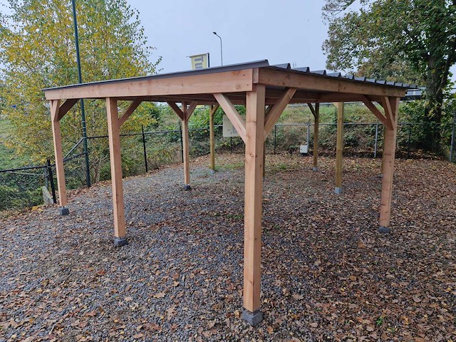 Douglas overkapping 1210x310x300 cm - afbeelding 6 van  10