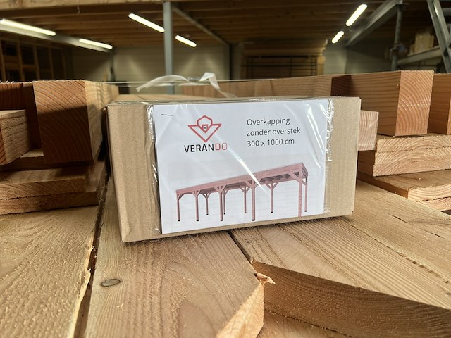 Douglas overkapping 300x1000cm verando - afbeelding 2 van  6