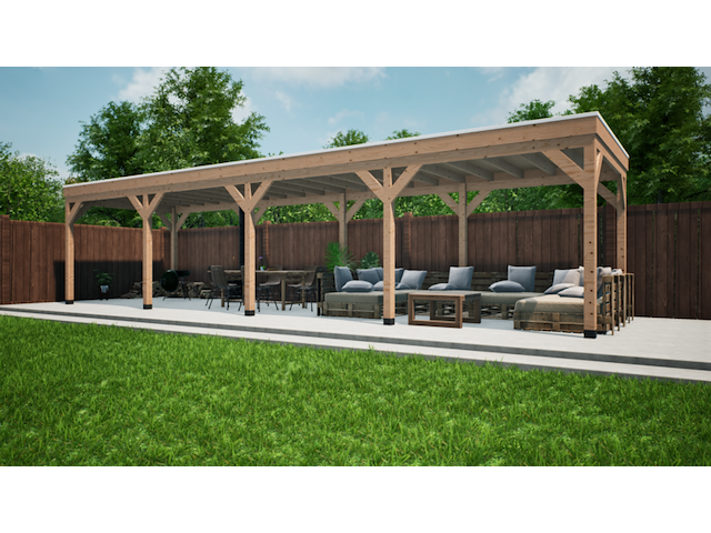 Douglas overkapping 300x1100cm verando - afbeelding 1 van  3