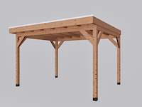 Douglas overkapping 300x400cm met overstek verando - afbeelding 1 van  8