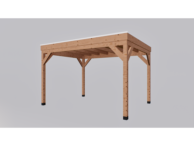 Douglas overkapping 300x400cm verando - afbeelding 2 van  3