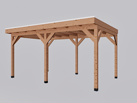 Douglas overkapping 300x500cm met overstek verando - afbeelding 2 van  3