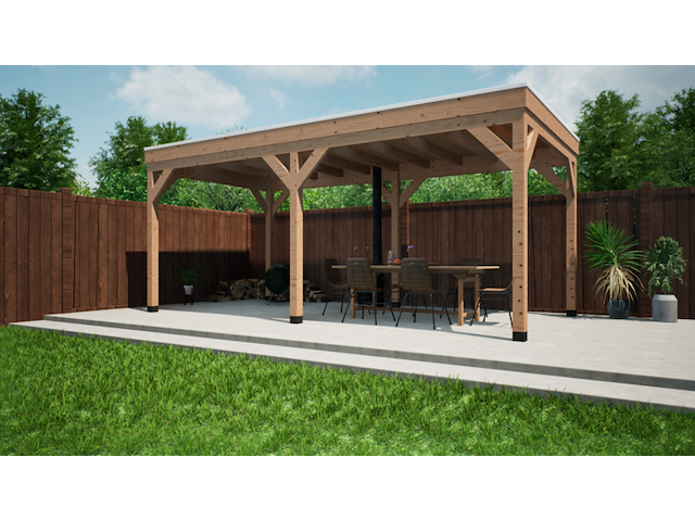 Douglas overkapping 300x600cm verando - afbeelding 1 van  8