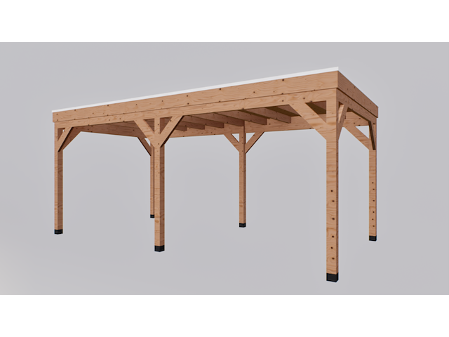 Douglas overkapping 300x600cm verando - afbeelding 2 van  8