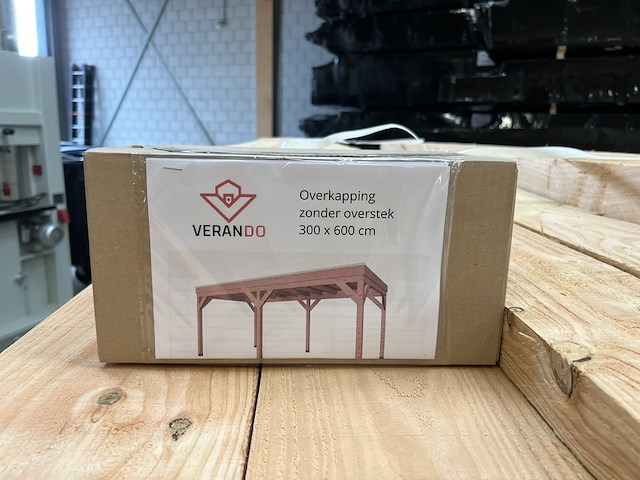 Douglas overkapping 300x600cm verando - afbeelding 4 van  8