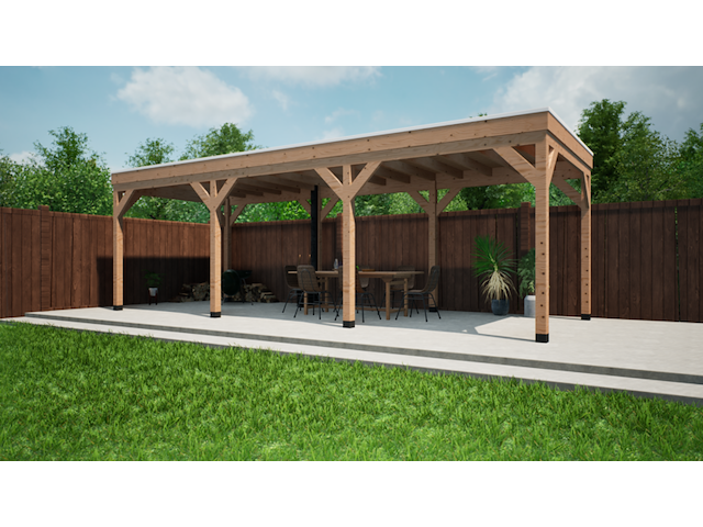 Douglas overkapping 300x800cm verando - afbeelding 1 van  7