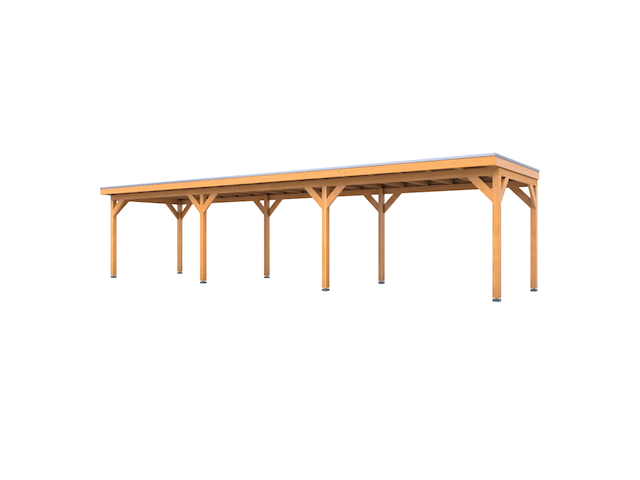 Douglas overkapping 302 x 1164 cm, verando, pure - afbeelding 1 van  6