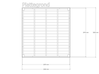 Douglas overkapping 302 x 292 cm, verando, orgin - afbeelding 2 van  6