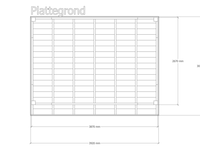 Douglas overkapping 302 x 392 cm, verando, pure - afbeelding 2 van  6