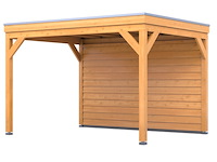 Douglas overkapping, 302 x 392 cm + wand blank, verando, origin - afbeelding 1 van  2